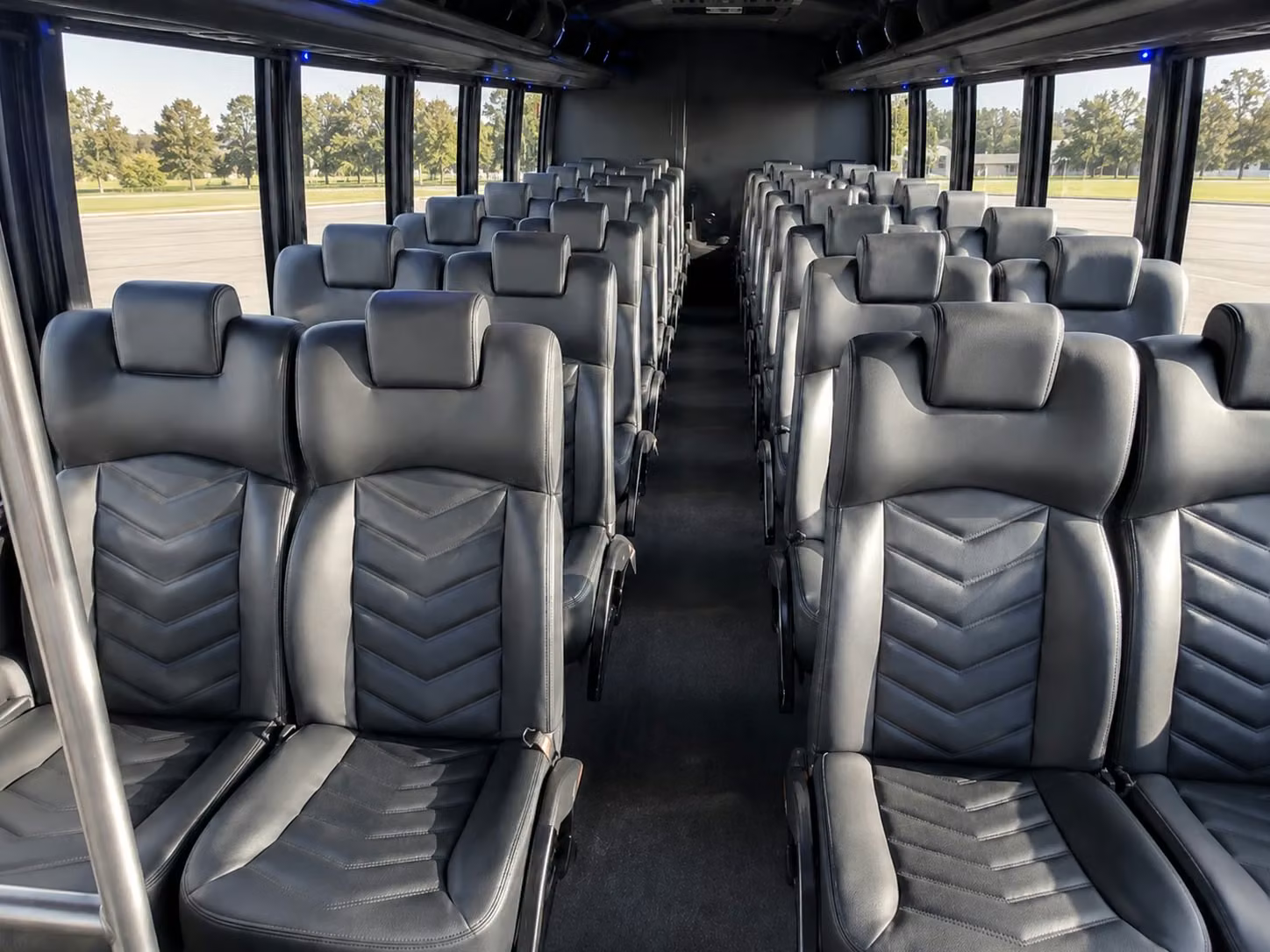 20 passenger minibus inside