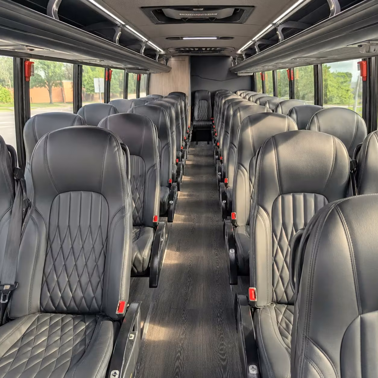 25 passenger minibus inside