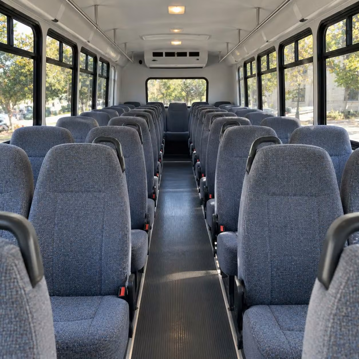 35 passenger minibus inside