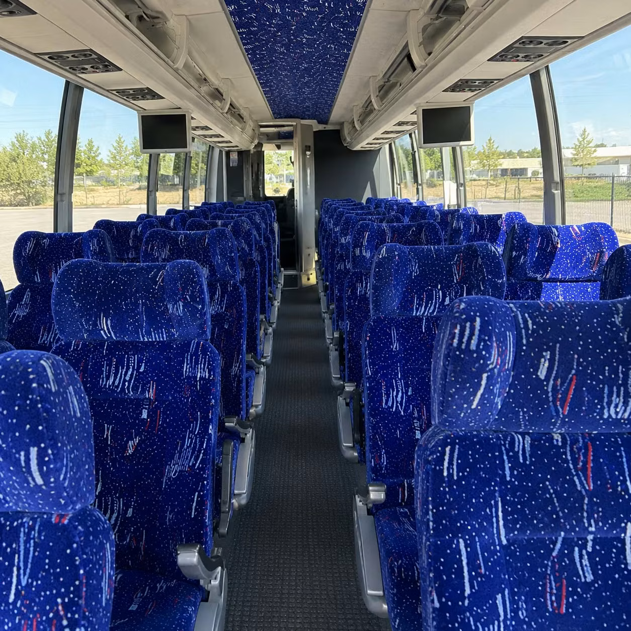 augusta charter bus interior