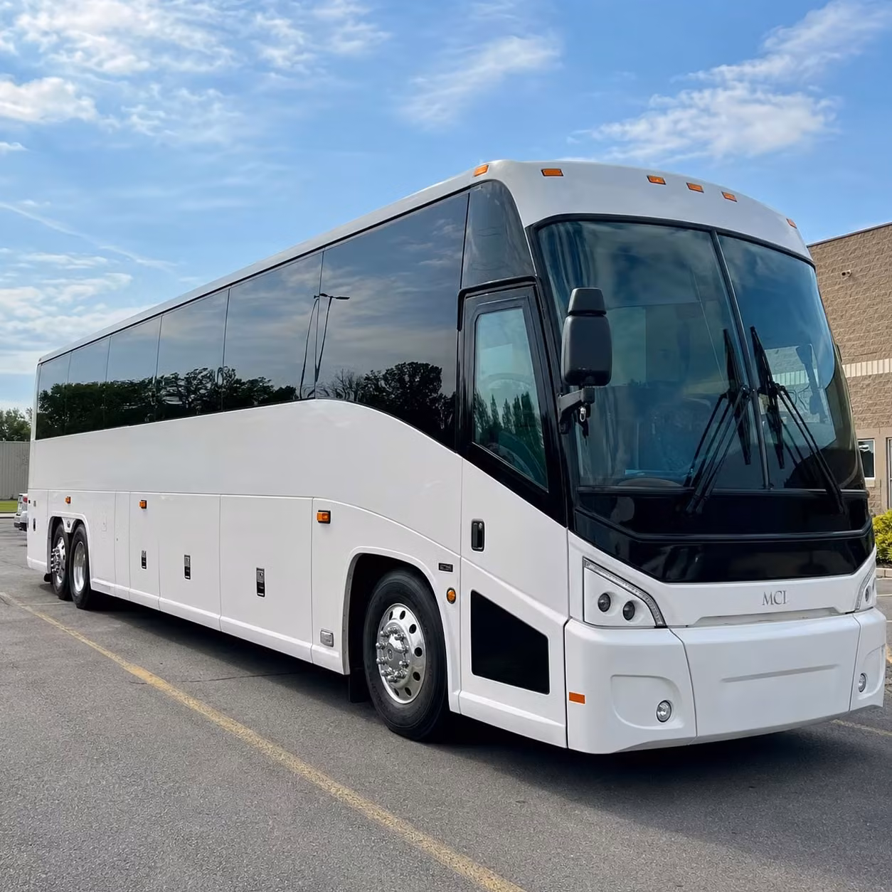 augusta charter bus rental exterior