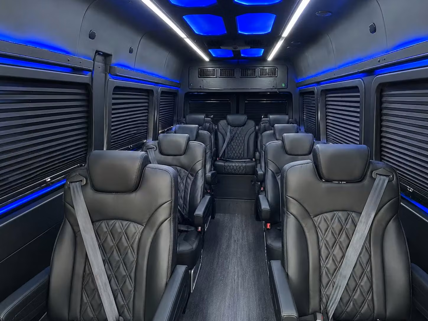 sprinter van with driver interior